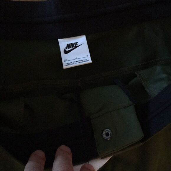 NWT $120 Nike cargo jogger casual pants w/pockets army green size L 36 regular - Picture 6 of 11